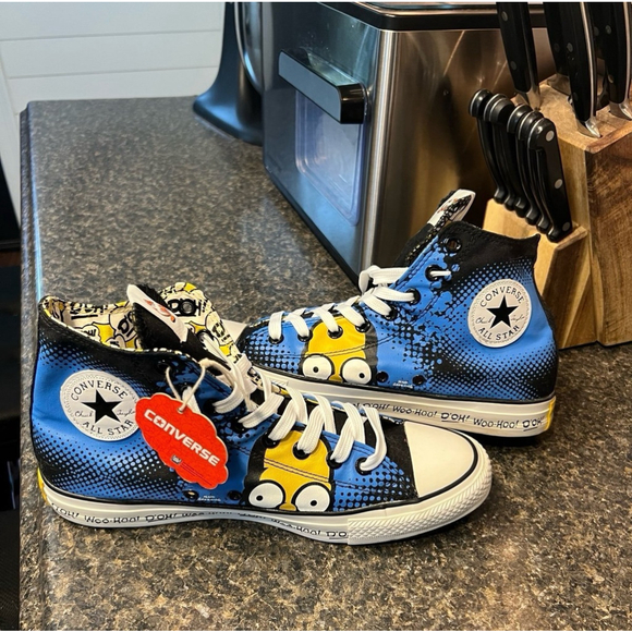 New The Simpsons x Chuck Taylor All Star High 'Homer D'oh!' - Picture 4 of 10